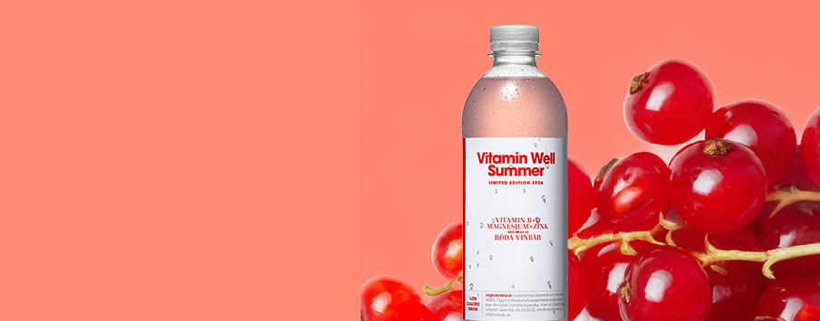 Vitamin Well Summer Med smak av r&ouml;da b&auml;r